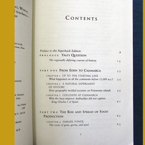 Book - Guns, Germs, and Steel: The Fates of Human Societies by Jared Diamond - Picture 2 of 10